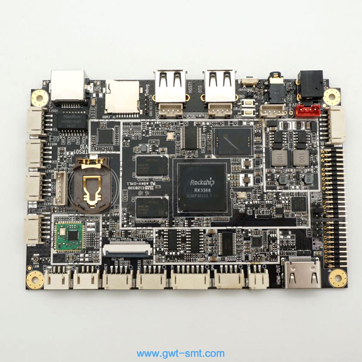 RK3368-smt貼片加工，礦機主板smt加工，DIP插件后焊